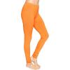 imageWomens Plus Size Cotton Leggings Orange 4X