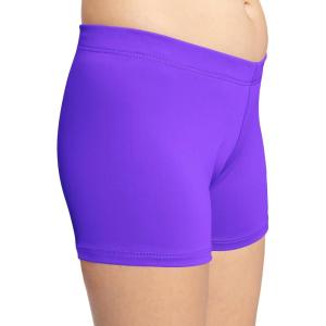 imageGirls Nylon Booty Shorts Purple XLarge
