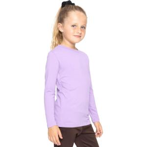 imageSTRETCH IS COMFORT Girls Womens and Plus Oh So Soft Long Sleeve Crew Neck TopLavender