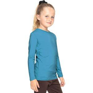 imageSTRETCH IS COMFORT Girls Womens and Plus Oh So Soft Long Sleeve Crew Neck TopTeal