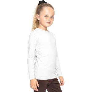 imageSTRETCH IS COMFORT Girls Womens and Plus Oh So Soft Long Sleeve Crew Neck TopWhite