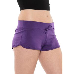 imageWomens Cotton Shorty Shorts Purple Small