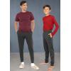 imageSTRETCH IS COMFORT Boys and Mens Slim Fit Jogger Play PantsBlack