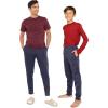 imageSTRETCH IS COMFORT Boys and Mens Slim Fit Jogger Play PantsNavy Blue