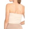 imageSTRETCH IS COMFORT Womens Crop Tube Top Off White 4X