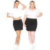 imageWomens High Waist Oh So Soft Essential Mini Skirt  XSmall3X  Made in USA 