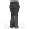 imageWomens OhSoSoft Ruched High Waist Bell Bottoms  XLarge5X  Made in USA