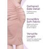 imageWomens Plus Size Ruched Side Stretch Midi Bodycon Sleeveless Tank Dress XL5X