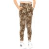 imageGirls Oh So Soft Cuffed Joggers with Pockets  Size 414Brown Cheetah