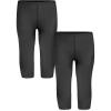 imageStretch is Comfort Girls Infant Leggings 2  Pack Black L 12M