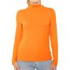 imageWomens Mock Turtle Neck Top Orange 3X