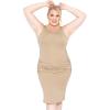 imageWomens Plus Size Ruched Side Stretch Midi Bodycon Sleeveless Tank Dress XL5X