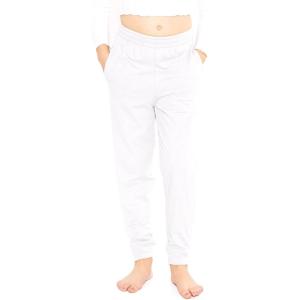 imageGirls Oh So Soft Cuffed Joggers with Pockets  Size 414White
