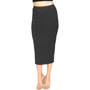 imageWomens Regular and Plus Size Long Tube Skirt Small  4X 