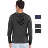imageSTRETCH IS COMFORT Mens Oh So Soft Luxe Long Sleeve Stretch Tee Shirt Hoodie