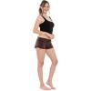 imageSTRETCH IS COMFORT Womens Cotton Shorty Shorts Brown Medium