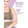 imageSTRETCH IS COMFORT Womens Plus Size Cotton Racerback Sports Bra