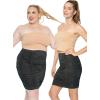 imageSTRETCH IS COMFORT Womens Ruched Pencil Knee Length Skirt Black XLarge