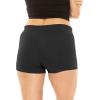 imageSTRETCH IS COMFORT Womens VWaist Performance Polyester Stretch Booty Shorts Black XSmall