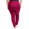 imageWomens Modal Cuff Joggers with Pockets Burgundy 3X