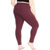 imageWomens Oh So Soft PS Leggings Burgundy 2X