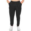 imageSTRETCH IS COMFORT Girls Cotton Cuff Joggers Black XLarge
