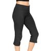 imageSTRETCH IS COMFORT Womens Capri Yoga Pants Black Large