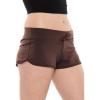imageSTRETCH IS COMFORT Womens Cotton Shorty Shorts Brown Medium