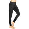 imageSTRETCH IS COMFORT Womens DTY High Waist Ruched Ankle Leggings Black Medium