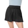 imageWomens Modal Ruffle Waist Skater Skirt Black Large