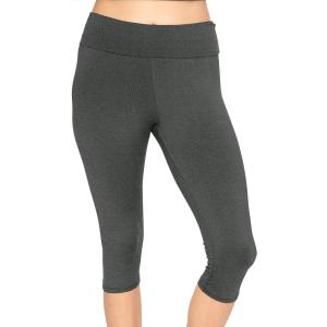 imageWomens and Plus Foldover Oh So Soft KneeLength Leggings  Small  3X AdultCharcoal Grey