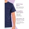 imageSTRETCH IS COMFORT Mens Oh So Soft Luxe Stretch Basic Pocket TeeCharcoal Gray