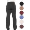 imageSTRETCH IS COMFORT Women Plus Size High Waist Ultra Flex Capri and FullLength Bootcut Yoga Pants  Comfy Leggings  XL7XBlack