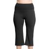 imageSTRETCH IS COMFORT Women Plus Size High Waist Ultra Flex Capri and FullLength Bootcut Yoga Pants  Comfy Leggings  XL7XBlack