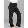 imageSTRETCH IS COMFORT Women Plus Size High Waist Ultra Flex Capri and FullLength Bootcut Yoga Pants  Comfy Leggings  XL7XBlack