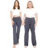 imageSTRETCH IS COMFORT Women Plus Size High Waist Ultra Flex Capri and FullLength Bootcut Yoga Pants  Comfy Leggings  XL7XDark Gray