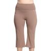 imageSTRETCH IS COMFORT Women Plus Size High Waist Ultra Flex Capri and FullLength Bootcut Yoga Pants  Comfy Leggings  XL7XMocha