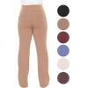 imageSTRETCH IS COMFORT Women Plus Size High Waist Ultra Flex Capri and FullLength Bootcut Yoga Pants  Comfy Leggings  XL7XMocha