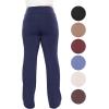 imageSTRETCH IS COMFORT Women Plus Size High Waist Ultra Flex Capri and FullLength Bootcut Yoga Pants  Comfy Leggings  XL7XNavy Blue