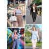 imageSTRETCH IS COMFORT Women Plus Size High Waist Ultra Flex Capri and FullLength Bootcut Yoga Pants  Comfy Leggings  XL7XOffwhite