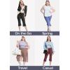 imageSTRETCH IS COMFORT Women Plus Size High Waist Ultra Flex Capri and FullLength Bootcut Yoga Pants  Comfy Leggings  XL7XOffwhite