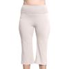 imageSTRETCH IS COMFORT Women Plus Size High Waist Ultra Flex Capri and FullLength Bootcut Yoga Pants  Comfy Leggings  XL7XOffwhite