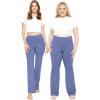 imageSTRETCH IS COMFORT Women Plus Size High Waist Ultra Flex Capri and FullLength Bootcut Yoga Pants  Comfy Leggings  XL7XSlate Blue