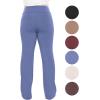 imageSTRETCH IS COMFORT Women Plus Size High Waist Ultra Flex Capri and FullLength Bootcut Yoga Pants  Comfy Leggings  XL7XSlate Blue