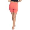 imageSTRETCH IS COMFORT Womens Cotton Biker Shorts Coral XLarge