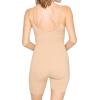 imageSTRETCH IS COMFORT Womens Cotton Camisole Unitard Shorties Beige Small