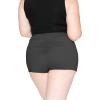 imageSTRETCH IS COMFORT Womens Scrunch Butt Shorts Black 3X