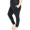 imageWomens Modal Cuff Joggers with Pockets Black 3X