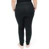 imageWomens Modal Cuff Joggers with Pockets Black 3X