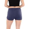 imageWomens and Plus Oh So Soft Faux Drawstring Dolphin Hem Shorts  S3XLNavy Blue
